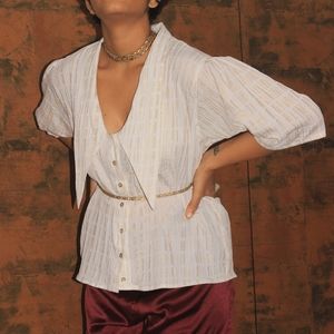 Designer crop shirt